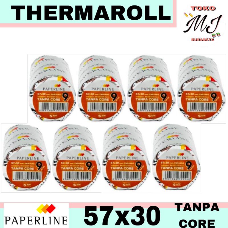 

THERMAROLL 57x30 TANPA CORE PAPERLINE (5PCS)