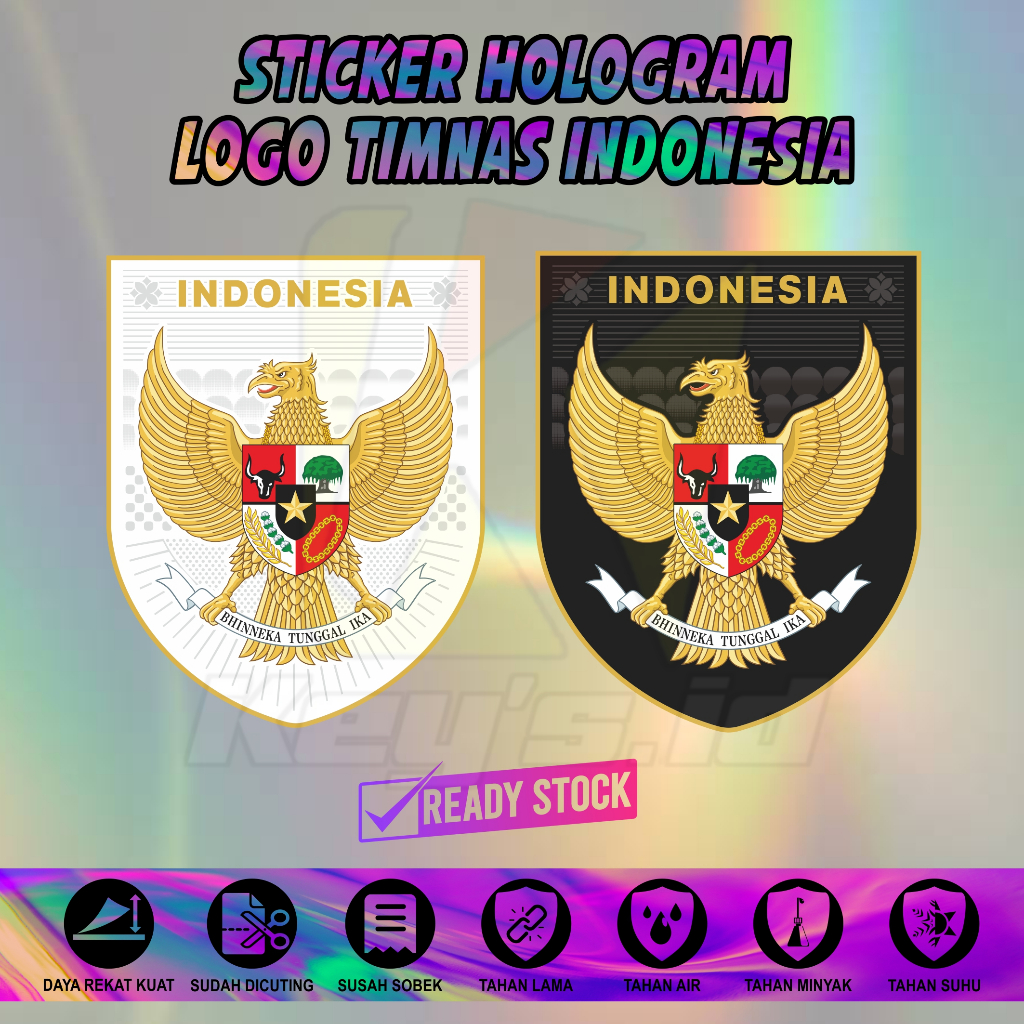 

Stiker Hologram Logo Timnas Indonesia, Sticker Indonesia, Stiker Garuda Timnas Indonesia