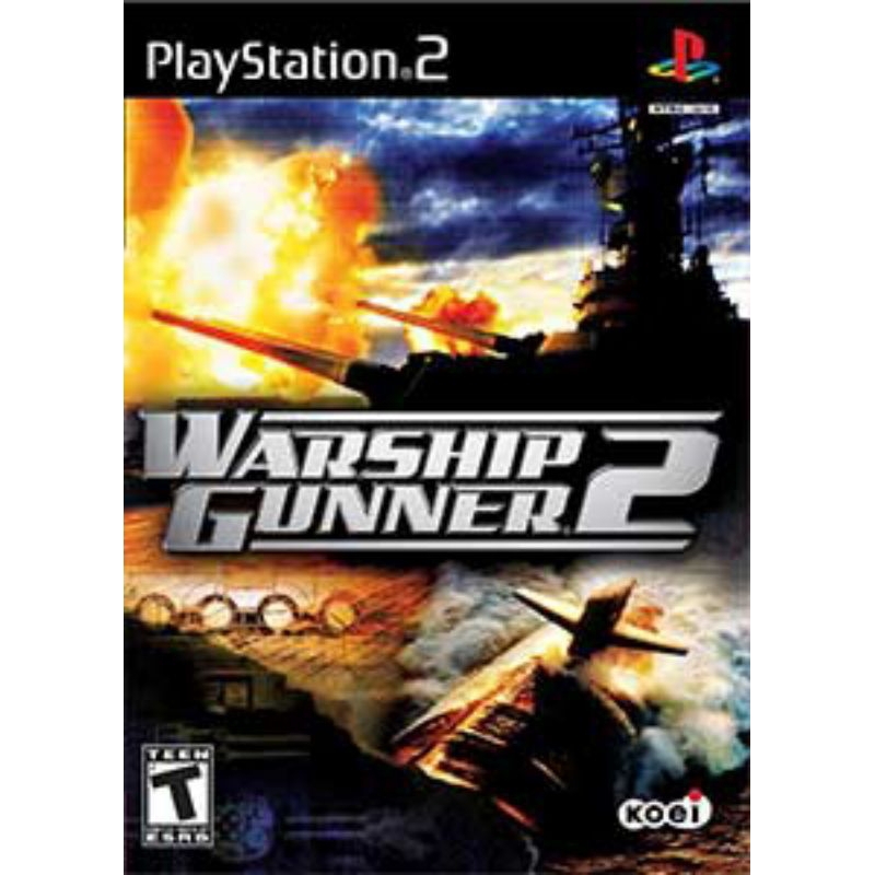 KASET PS2 WARSHIO GUNNER 2 PERANG KAPAL SELAM PS 2