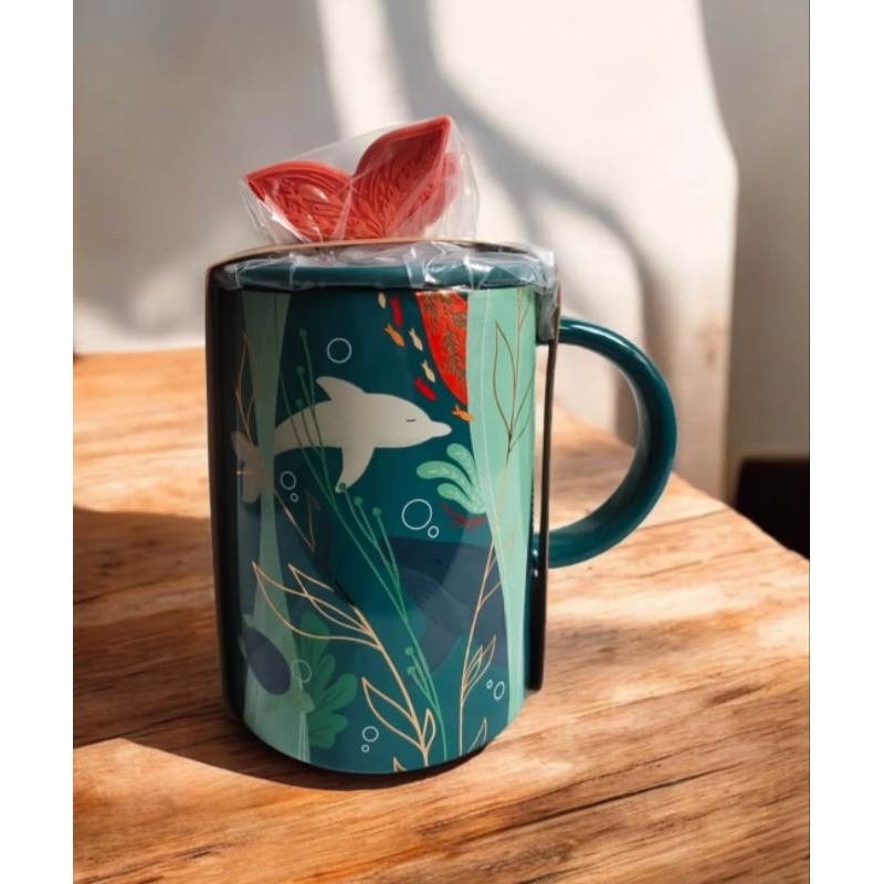 Starbucks mug korea edisi ekor duyung siren mermaid