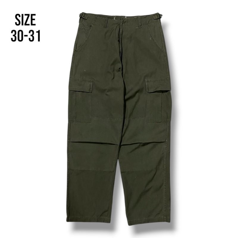 Long Pants Cargo Trousers Olive green