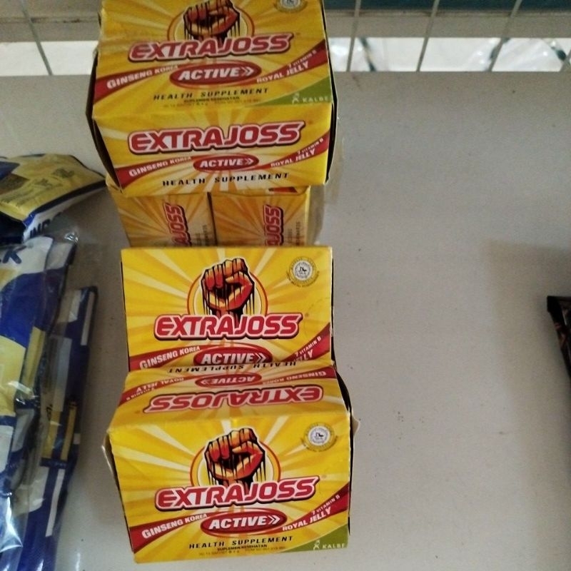 

Extra Jos isi12 sachet, Extra jos Active, Extra Jos Gingseng Korea