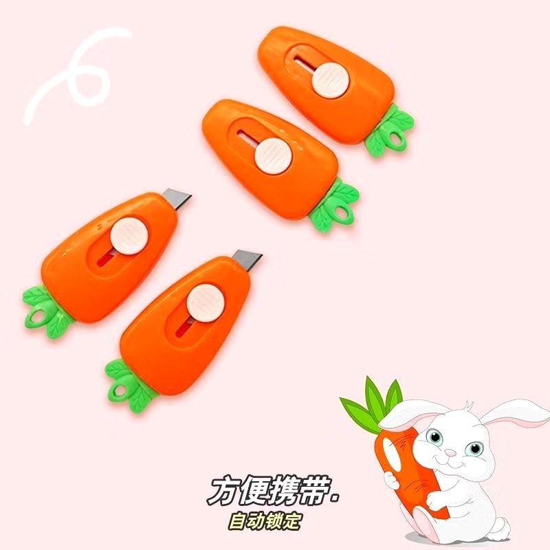 

AHYACO 020 Cutter Mini Pemotong Kertas Motif Wortel Lucu