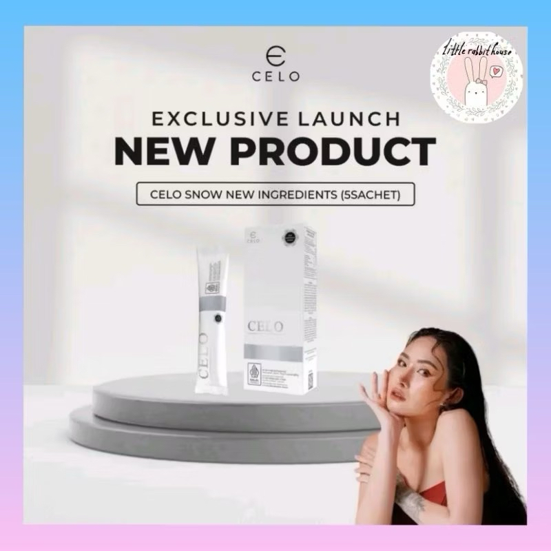 CELO SNOWHITE NEW FORMULA 5 SACHET COLLAGEN PREMIUM DRINK 5000mg CELO.BEAUTE READY STOCK