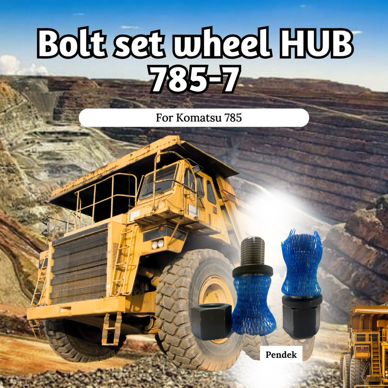 Bolt Set Wheel HUB 785 Komatsu 785