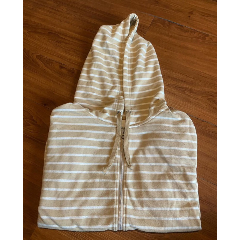 Stripe Zipper Hoodie By Shiny Ripple
