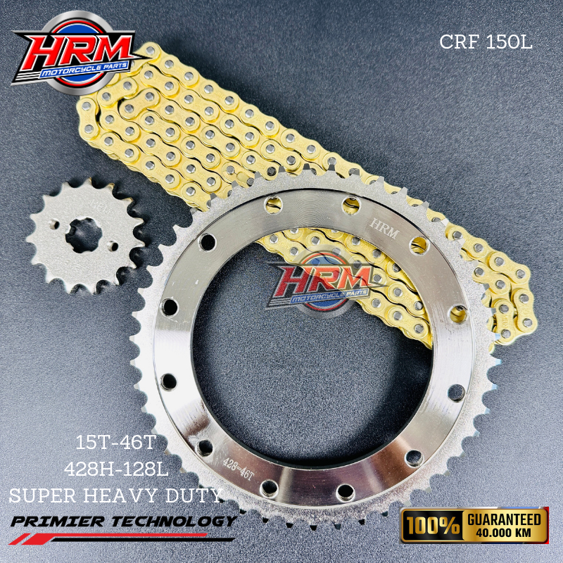 Gear Set Gir Set Racing CRF150L CRF 150L 46T Silver Gold