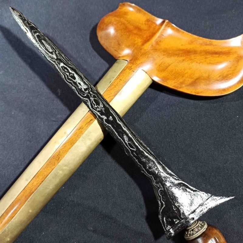 Keris Patrem Brojol Pamor Wengkon Isen Mataram Abad 16 Koleksi Pusaka Antik