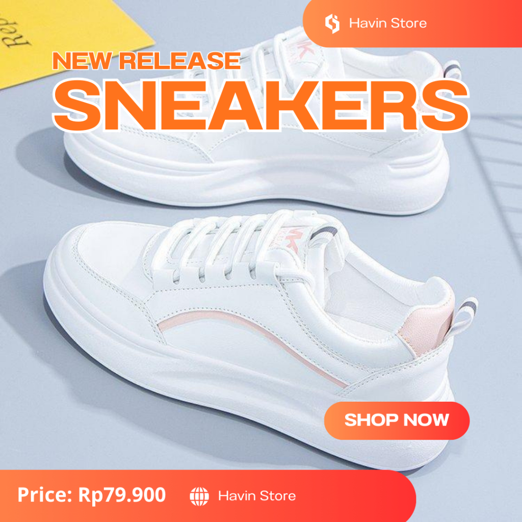 Sepatu Sneakers Snikers Wanita Kekinian Model Korea Fashion Cewek Casual Sepatu Snakers Santai 977