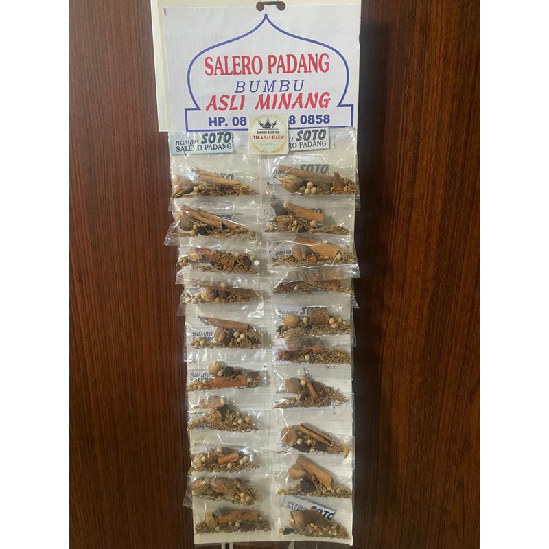 

Bumbu masak ( 1 renceng 20 pcs ) SALERO PADANG SOTO