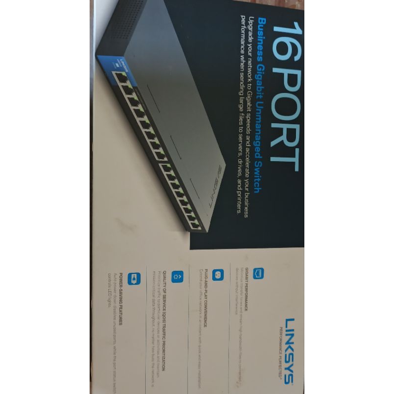 Linksys LGS116-AP 16 port