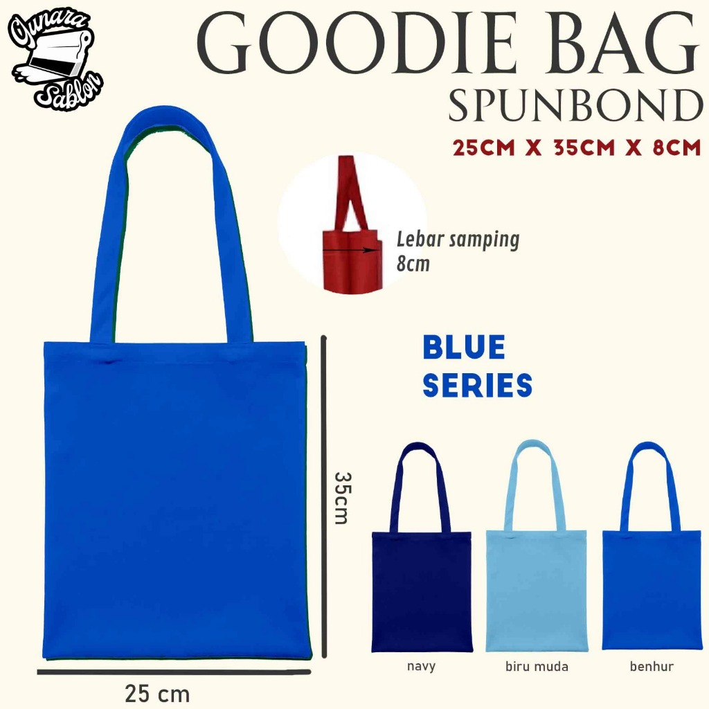 

(HARGA PER PC) POLOS merah, maroon Tas Spunbond Goodie Bag polos Handle uk 25x35x8 kain range 65gsm-70gsm tas ultah tas goodiebag polos spundbond polos