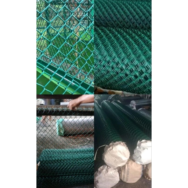 kawat harmonika pvc tebal 3 mm tinggi 2 m panjang 10 m