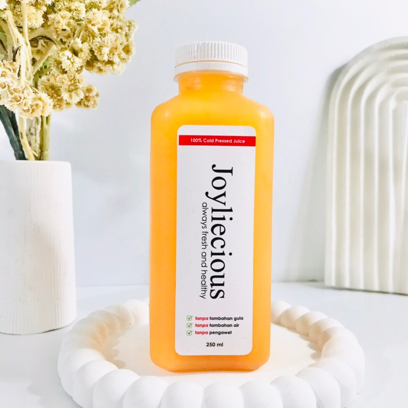 

Detox Cold Pressed Juice 250ml | Nanas Sunkist Lemon Jahe