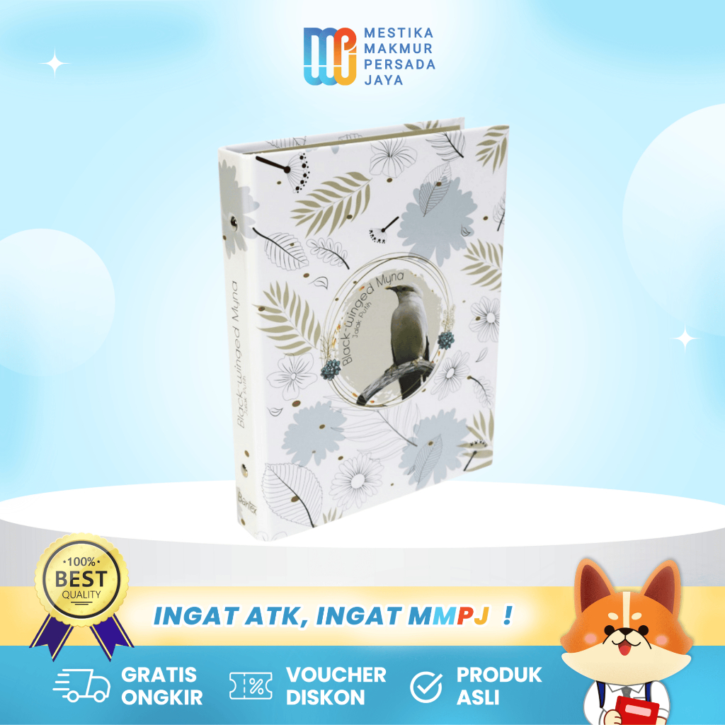 

Bantex Binder Kuliah Aesthetic - B5 Motif Jalak Putih 1328-38