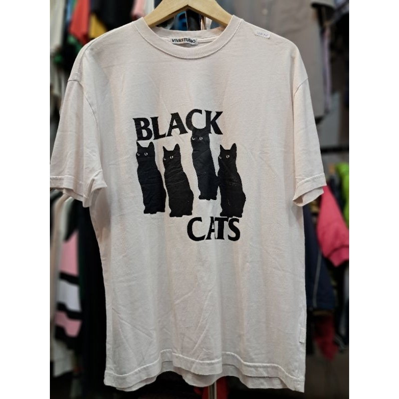 Kaos Black Cats Brand Viva Studio Original