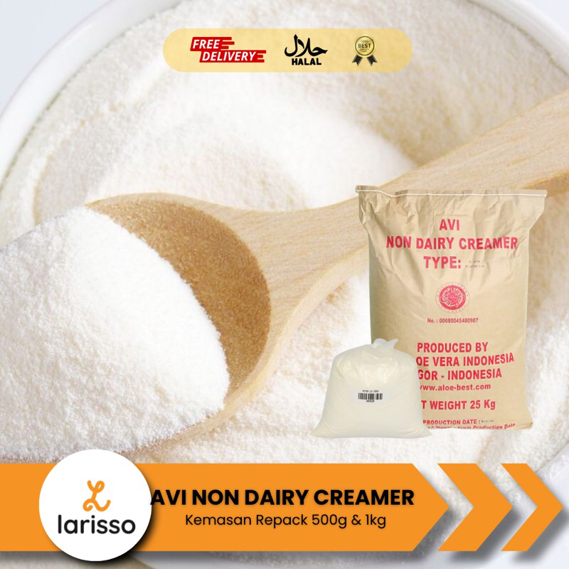 

Avi Krimer Bubuk Non Dairy Creamer EC35-15 Repack 500gr & 1kg - Krimer Bubuk Nabati