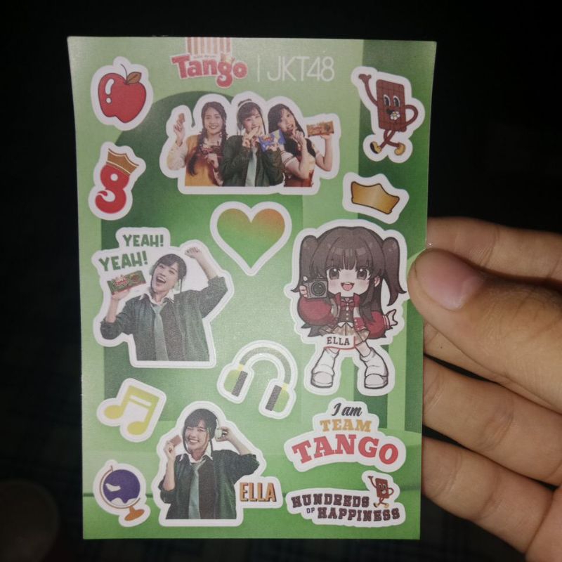 

stiker waffle tango ella
