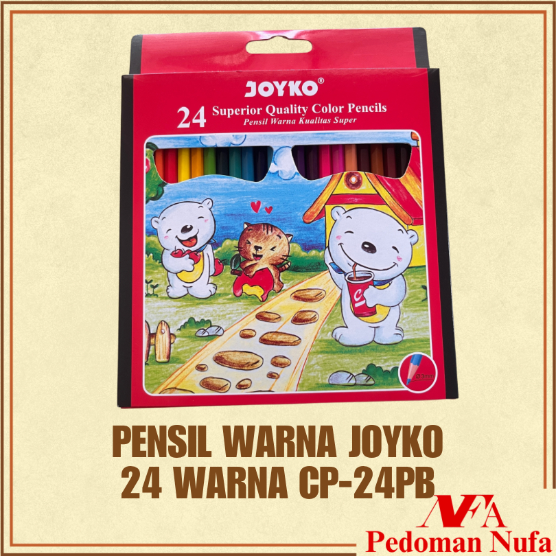 

NUFA PENSIL WARNA 24 WARNA JOYKO CP-24PB