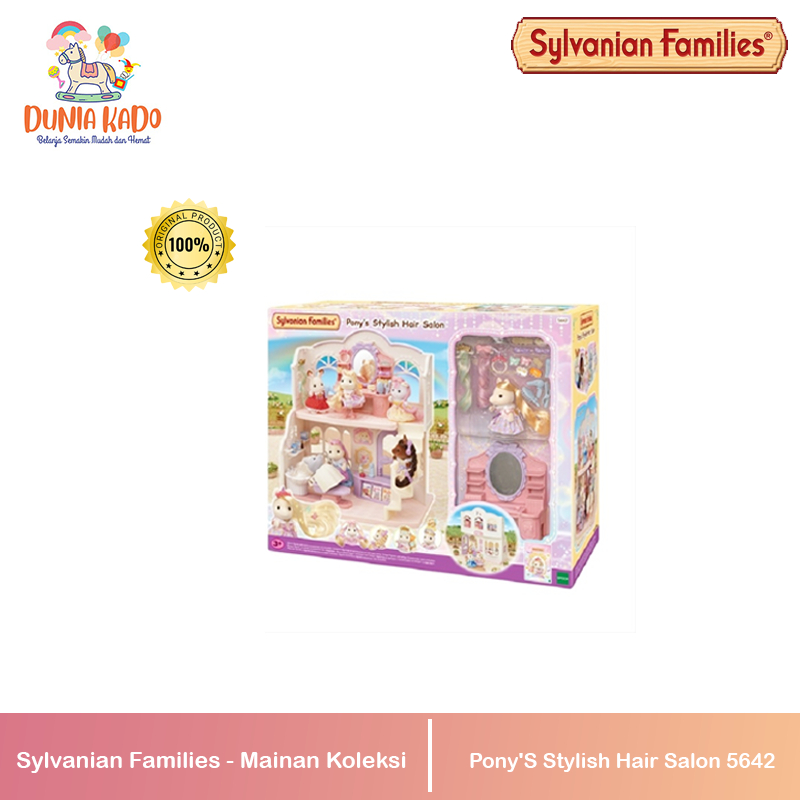 Sylvanian Families Pony'S Stylish Hair Salon Original 5642
