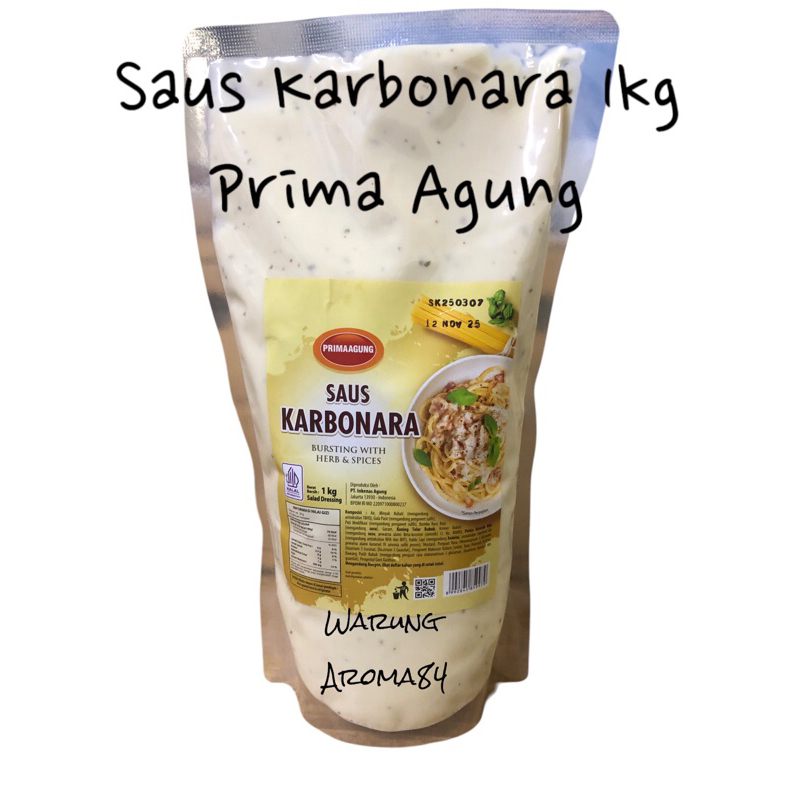

Saus Karbonara Prima Agung 1 kg