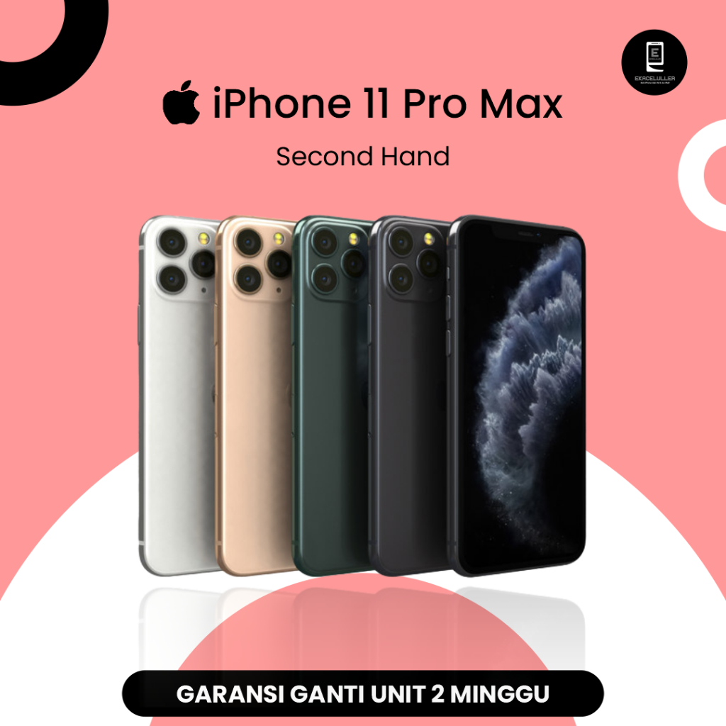 IP 11 PRO MAX 64GB/256GB/512GB SECOND INTERNASIONAL