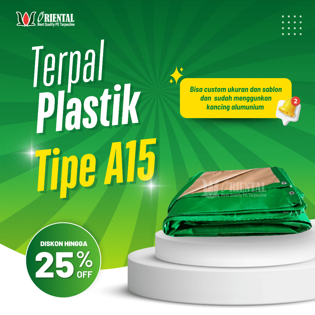 TERPAL PLASTIK A15 4,5X6,5