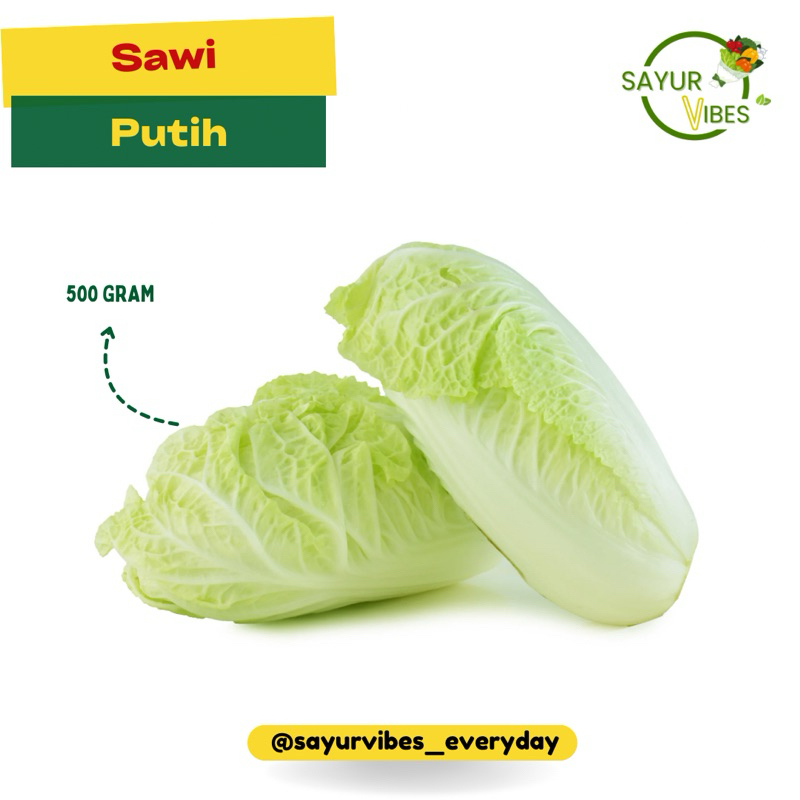 

Sawi putih segar 500gr Sayur Vibes / Sayuran sehat