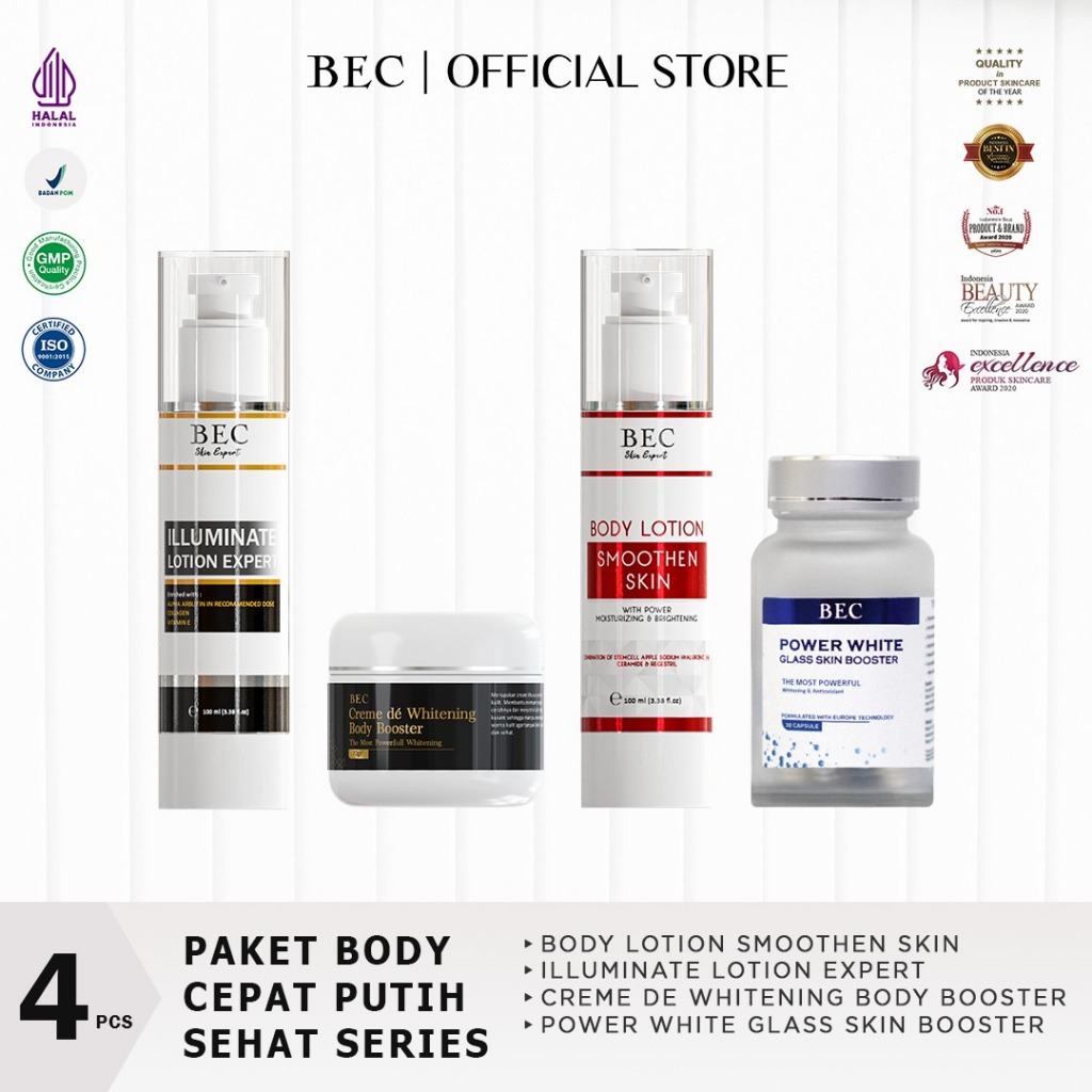 BEC Skin Expert - Paket Body Cepat Putih Sehat Series