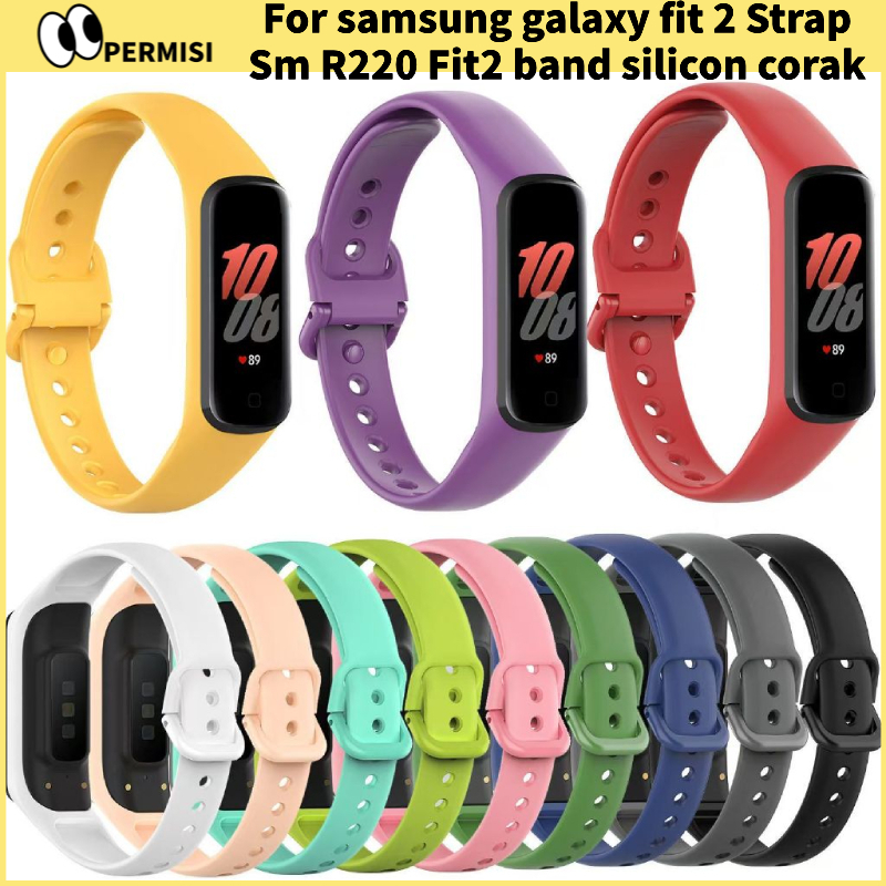strap samsung galaxy fit 2 / strap samsung fit 2 / strap galaxy fit 2 Sm R220 Fit2 band silicon cora