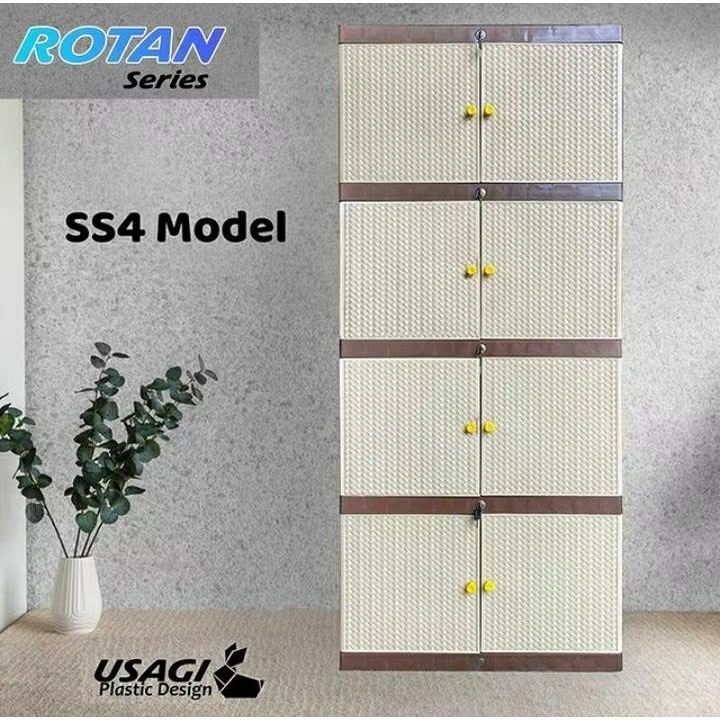 ￼HOMELIVING - LEMARI USAGI/LEMARI PLASTIK MURAH/LEMARI PLASTIK SERBAGUNA/LEMARI PLASTIK PONTIANAK