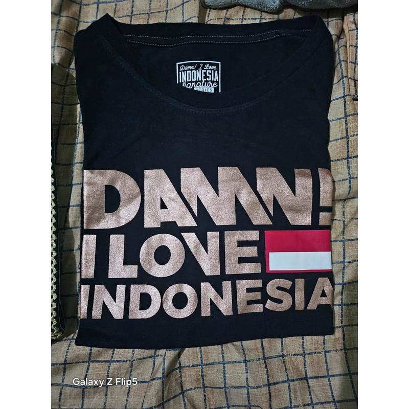 Baju Damn I Love Indonesia Original