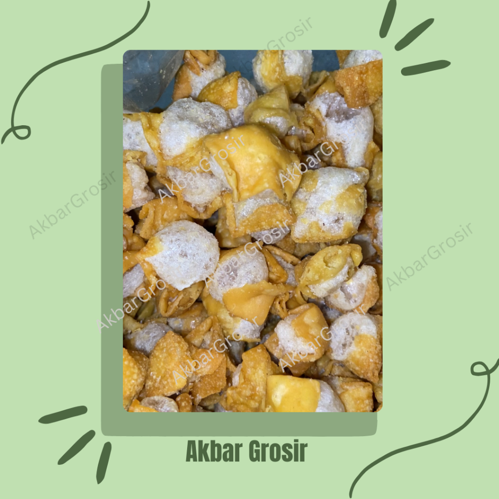 SIOMAY KERING MINI 250 GRAM / TOPPING BASO ACI SEBLAK CUANKI - BISA COD