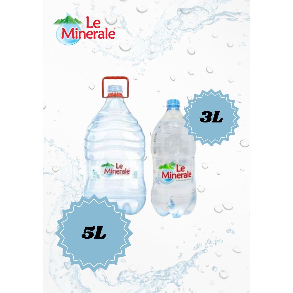 1 GALON MINI - LE MINERALE 3L / 5L air mineral