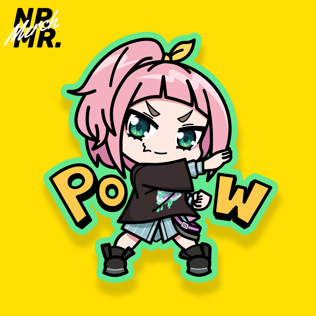 

Sticker Kiui Watase Chibi Anime Jellyfish Can't Swim in the Night / Yoru no Kurage wa Oyogenai / Yorukura / JELEE Fanmade