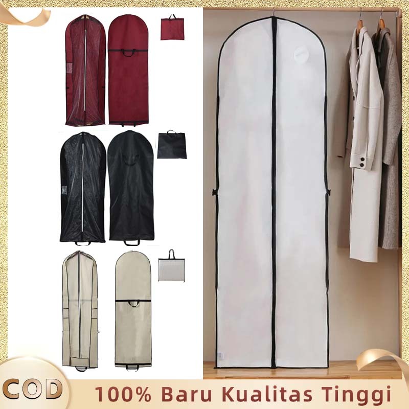 Cover Baju Pengantin Pelindung Gaun Pengantin Cover Gaun Pesta Tas Pembungkus Dress Pengantin