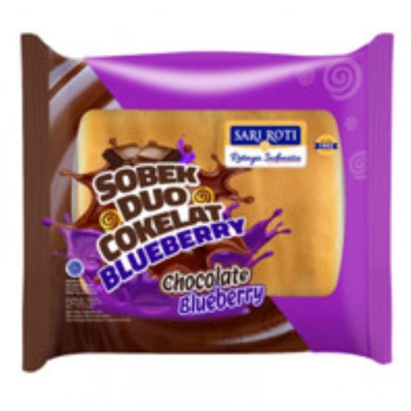 

sari roti sobek duo coklat blueberry