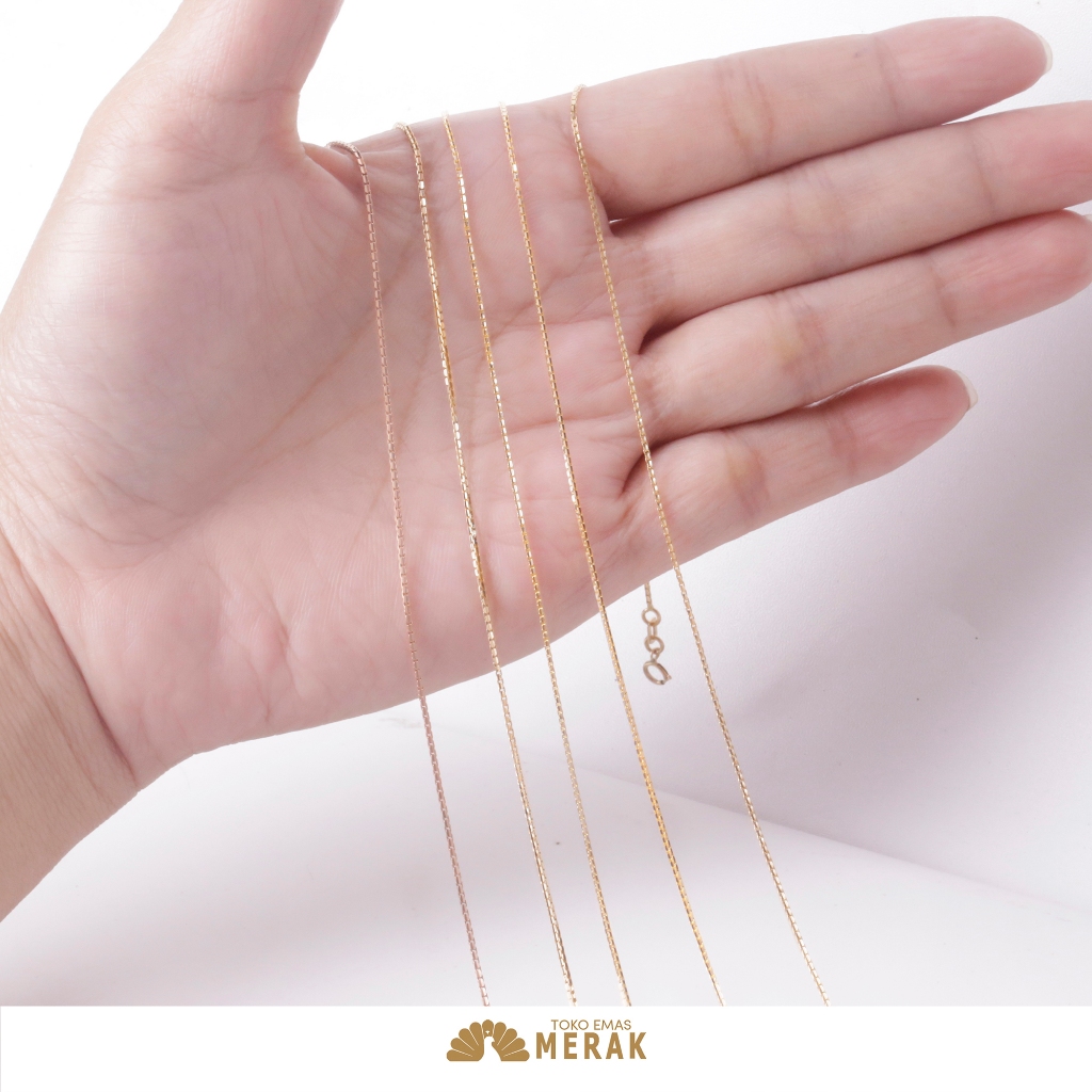 Kalung Emas 17K Italy Santa - Toko Emas Merak Semarang