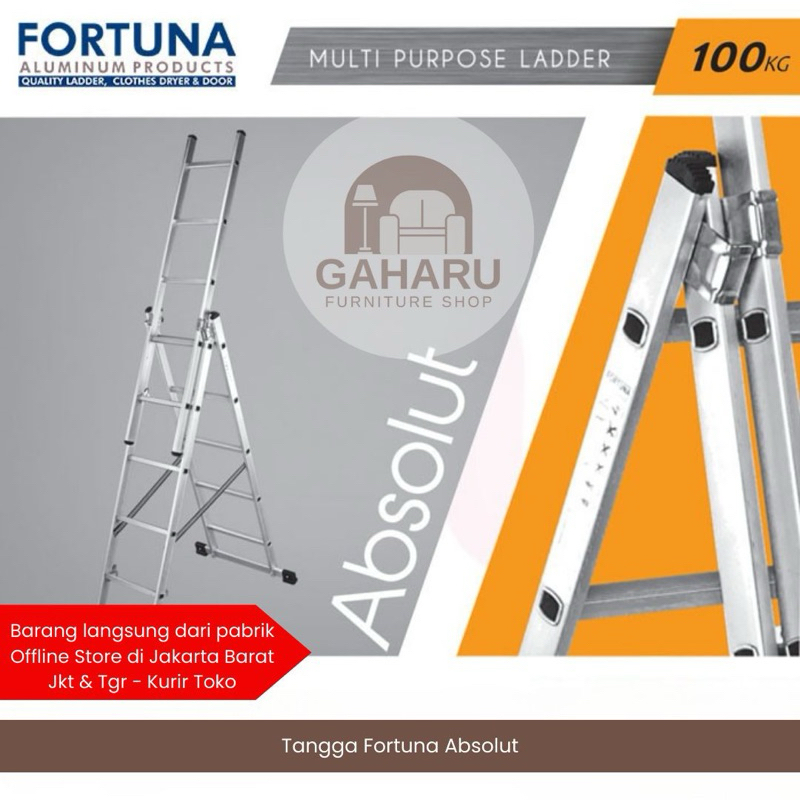 Tangga Lipat Alumunium Fortuna Absolut