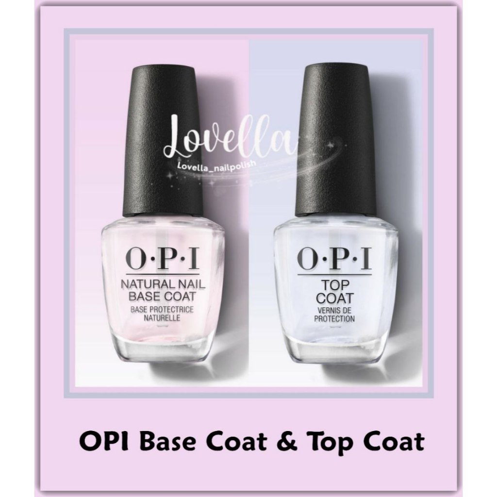 OPI Top Coat - OPI Base Coat (OPI ORIGINAL / OPI Nail Polish / OPI Asli / Kutek OPI)