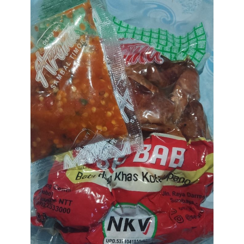 

500 g Sei Babi khas Kupang / babi asap khas kota Kupang / Sei babi aroma