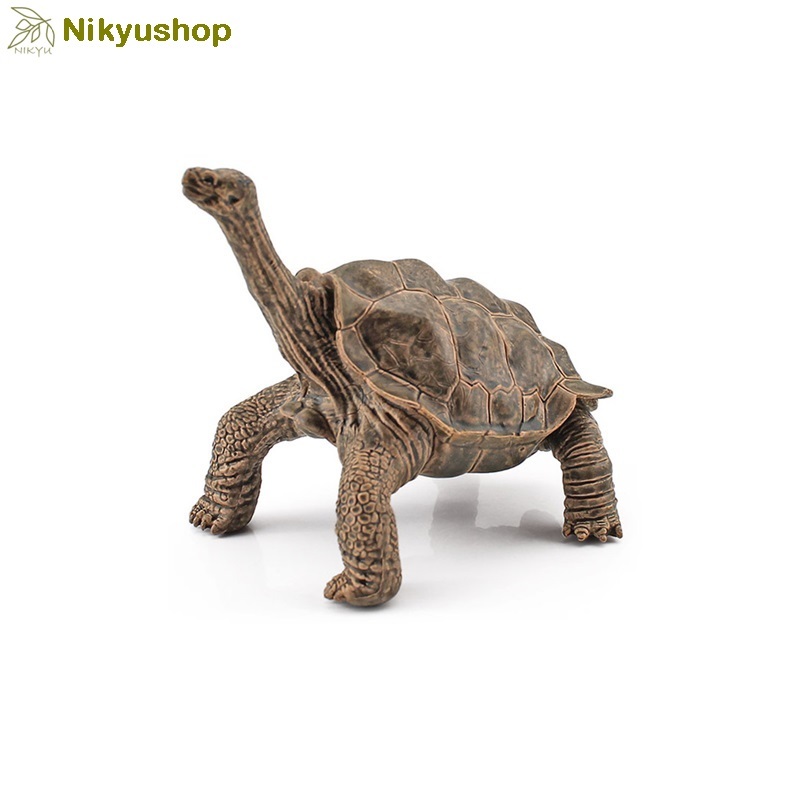 [Nikyushop] Mainan Edukasi Pajangan Miniatur Hewan Kura Kura Pinta Island Tortoise Animal Figure
