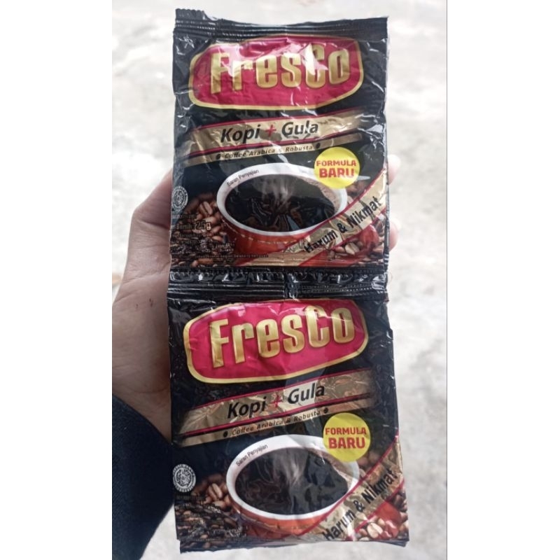 

Kapal Api Fresco Kopi Plus Gula 8 Bungkus (@23 gram)