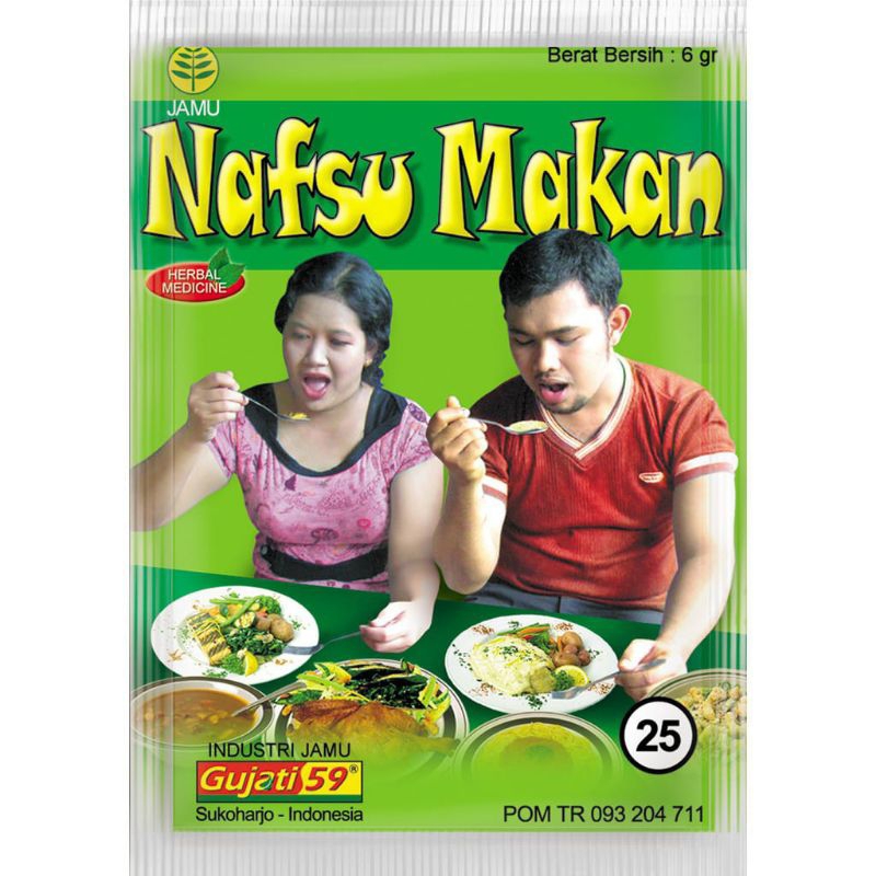 

GUJATI 59 JAMU NAFSU MAKAN ISI 10 SACHET (1PACK)