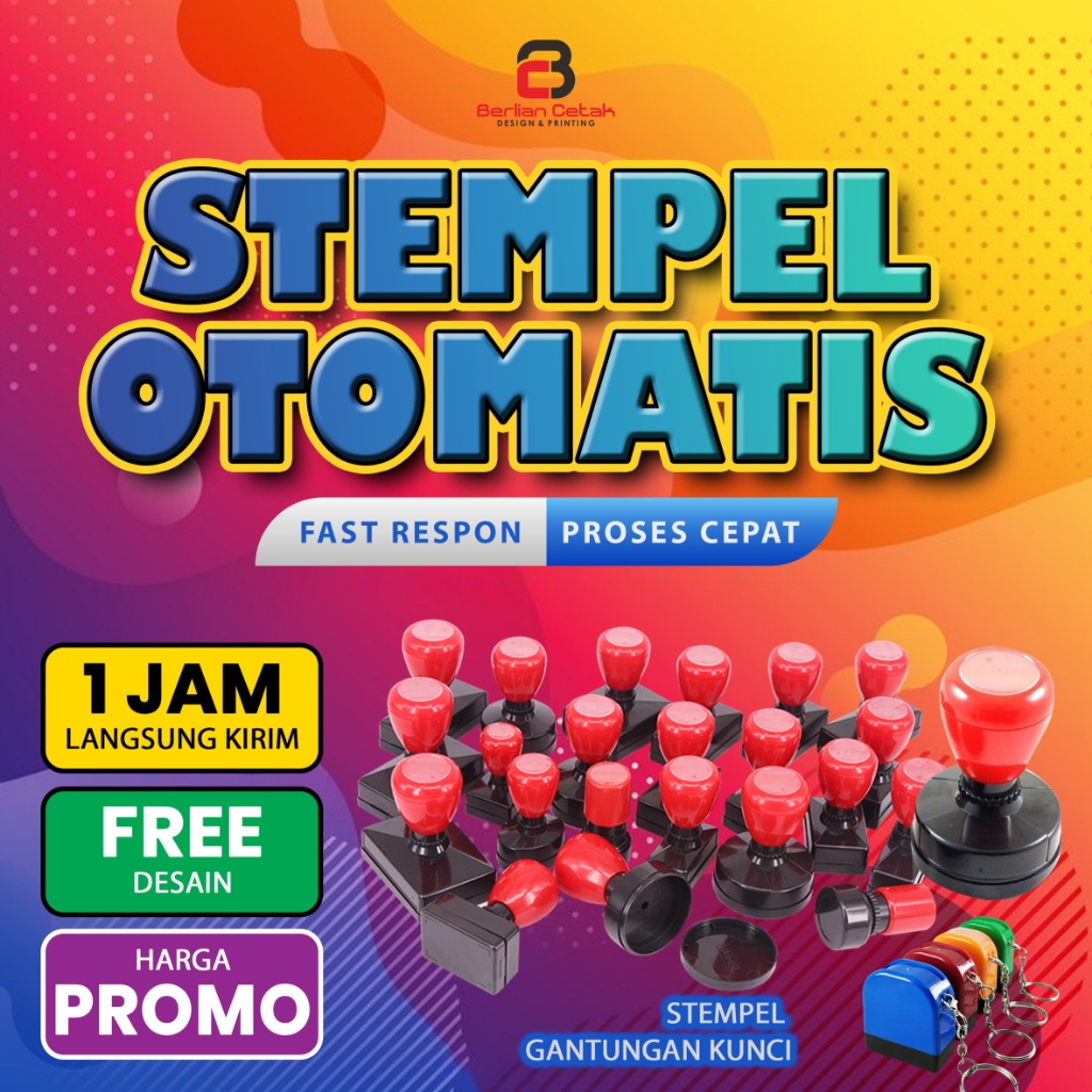 

STEMPEL OTOMATIS MURAH BEKASI | STEMPEL LUNAS, LOGO,TTD, NAMA