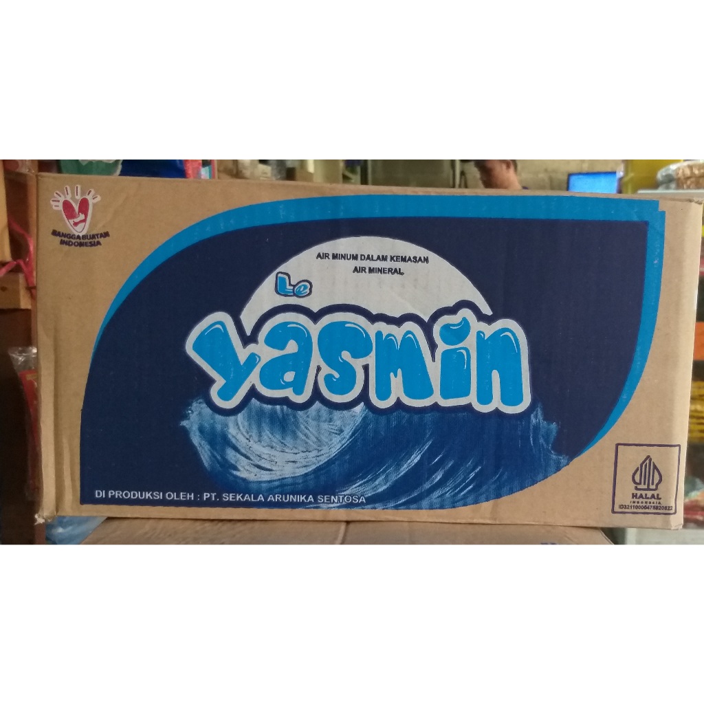

Air Mineral Yasmin Gelas 220 ML 1 Dus