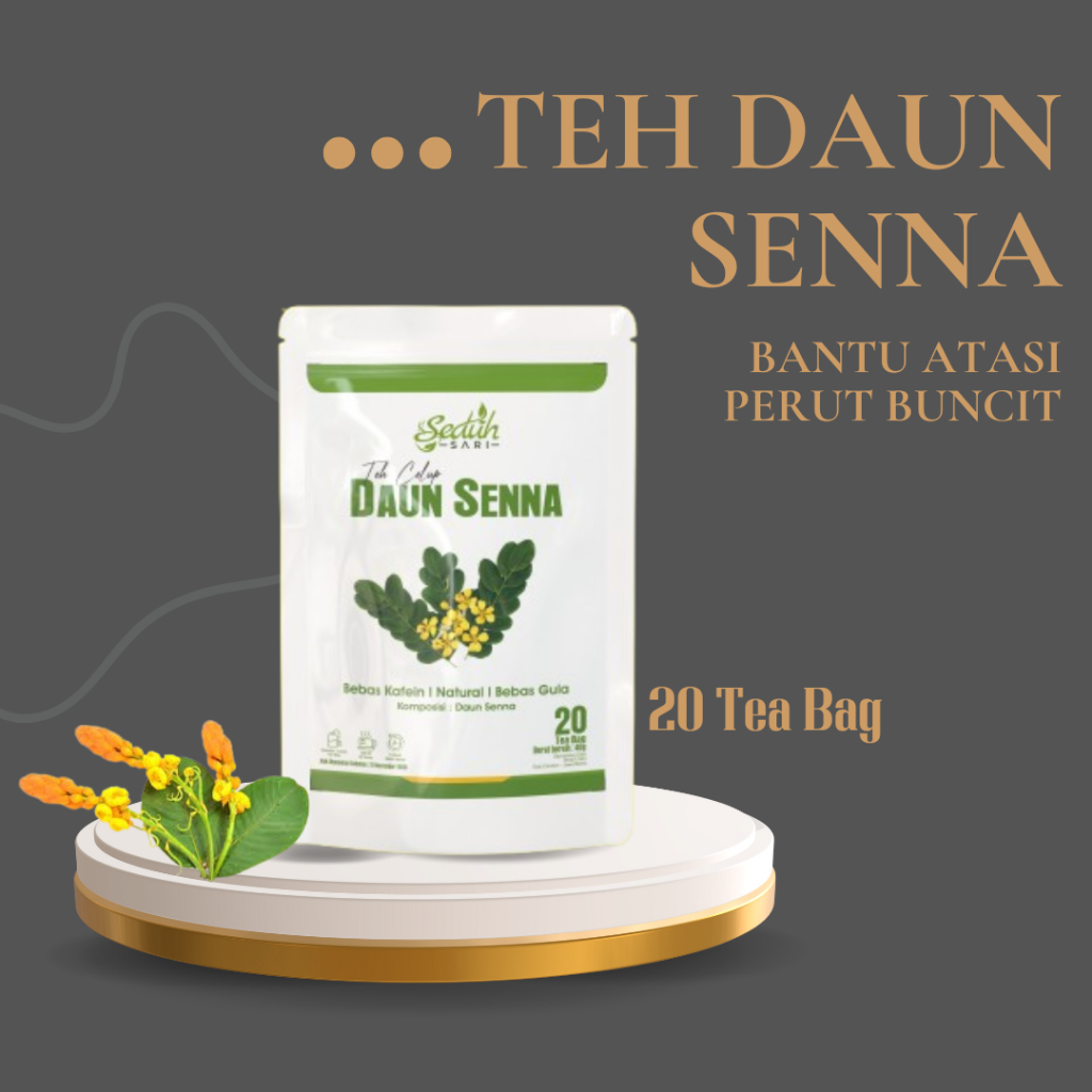 

Seduh Sari | Teh Daun Senna | Teh Pelangsing | Melancarkan BAB | Isi 20 Teh Celup