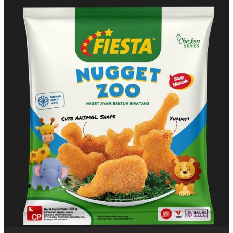 

Fiesta Chicken Nugget Zoo 400gr