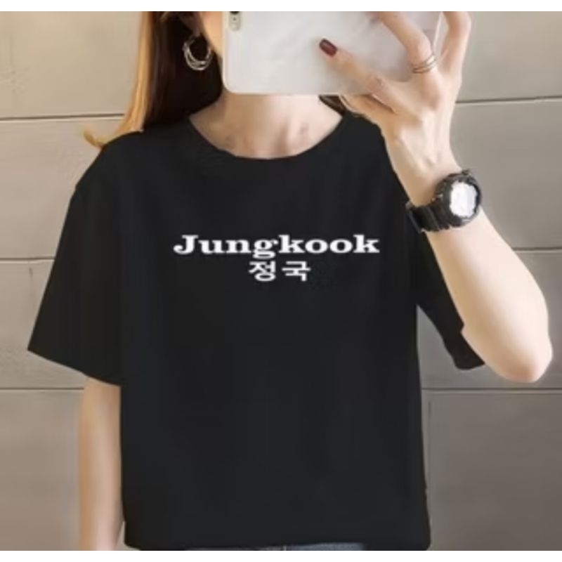 KAOS BTS OVERSIZE JUNGKOOK JUMBO WANITA