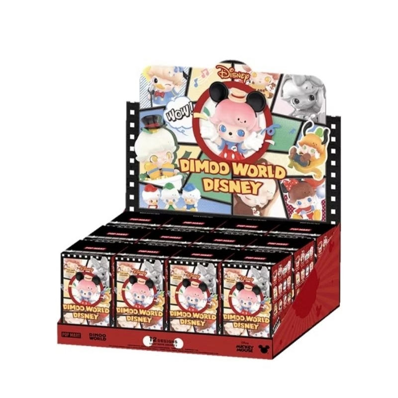 POPMART DIMOO WORLD X DISNEY FIGURINE CARACTER FIGURE SELECTED BLINDBOX WHOLE SET
